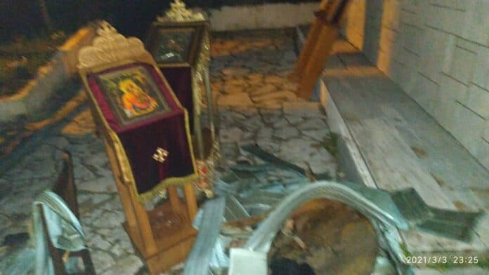 Αετός Ξηρομέρου: Εκτεταμένες ζημιές από πυρκαγιά στην εκκλησία του Αγίου Σπυρίδωνα (φωτο)